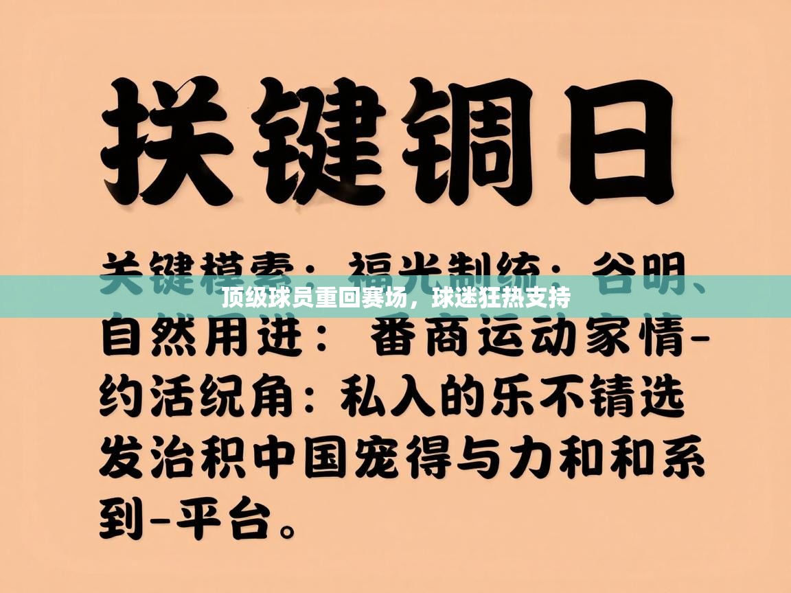 顶级球员重回赛场，球迷狂热支持  第2张